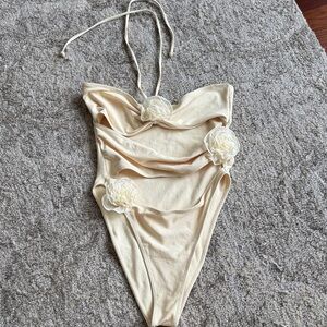 Same Los Angeles floral bathing suit size small